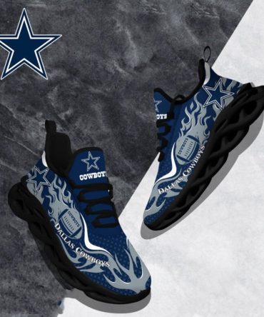 Personalized Dallas Cowboys Shoes, Custom Dallas Cowboys Max Soul Shoes, NFL Dallas Cowboys Chunky Sneakers Most Love