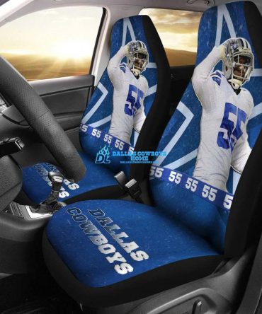 Player 55 Custom Dallas Cowboys Blue Car Seat