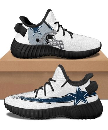 Simple Dallas Cowboys Shoes, Custom Dallas Cowboys Yeezys For Women, NFL Dallas Cowboys Sneakers Print