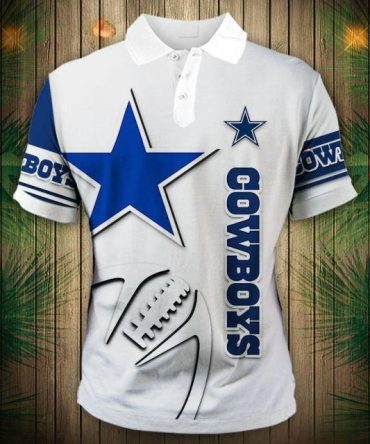 Zigzag Casual Dallas Cowboys Shirts, Custom Dallas Cowboys Polo Shirts, NFL Dallas Cowboys Sleeve Polo