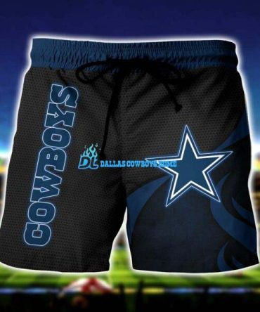 black Dallas Cowboys shorts