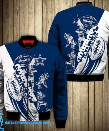 Dallas Cowboys Jackets Mens Cartoon Athlete Ball Star
