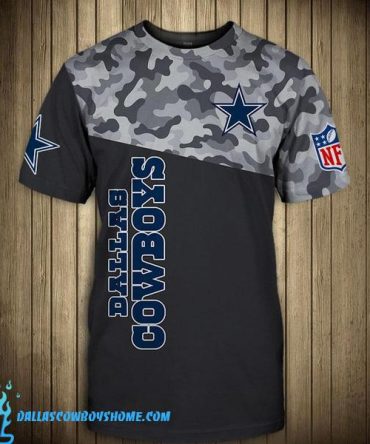 Dallas Cowboys Military Shirt 3D Short Sleeve