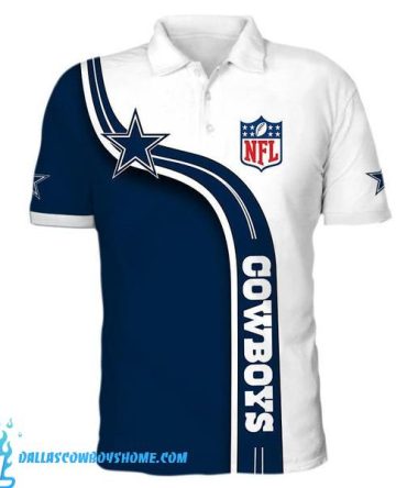 Dallas Cowboys Polo Shirt Mens 3D