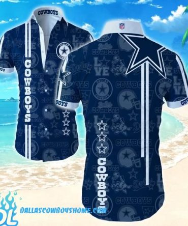 Dallas Cowboys Hawaiian Retro Shirt
