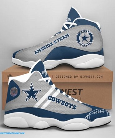 Dallas Cowboys Air Jordan 13 Sneakers Sport Shoes Full Size