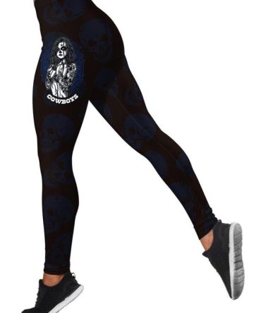 Dallas Cowboys Glitter Pattern Yoga leggings