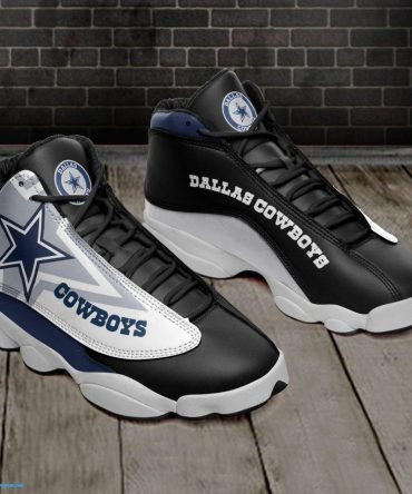 Dallas Cowboys Jordan 13 black custom star