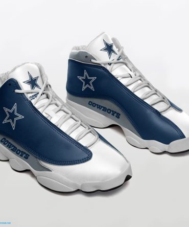 Dallas Cowboys Jordan 13 blue simple style