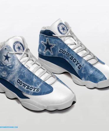 Dallas Cowboys Jordan 13 blue skull