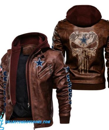 Dallas Cowboys Skull leather jacket for men