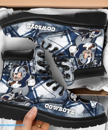 Dallas Cowboys boots mickey custom