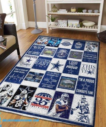 Dallas Cowboys football rug