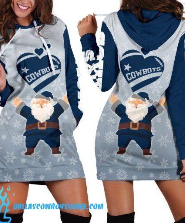 Dallas Cowboys hoodie dress Santa Claus