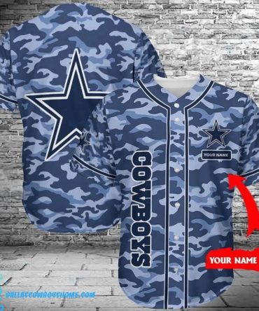 Dallas Cowboys jersey camo blue