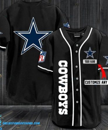 Dallas Cowboys jersey custom black color