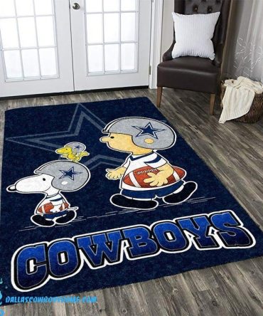 Dallas Cowboys rug best friend print full
