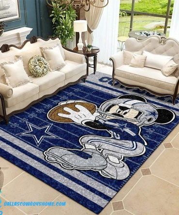 Dallas Cowboys rug custom Micky helmet
