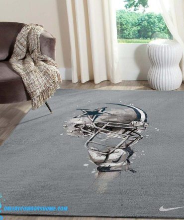 Dallas Cowboys rug grey custom