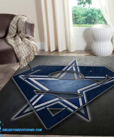 Dallas Cowboys rug superman star