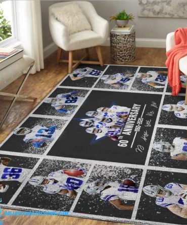 Dallas Cowboys rug team football custom