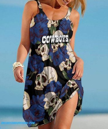 Dallas Cowboys skull womens dress