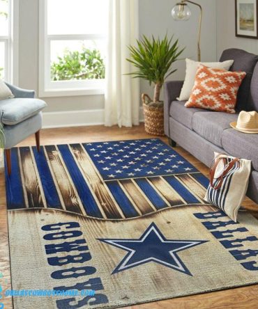Dallas Cowboys star rug