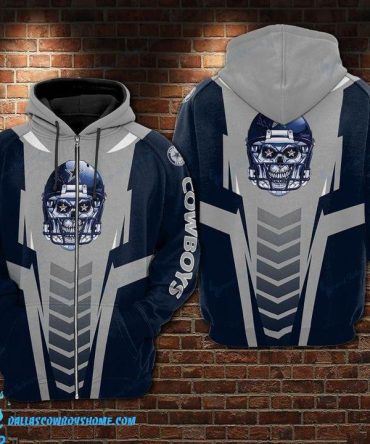Dallas Cowboys zip up hoodie custom racetrack