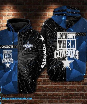 Dallas Cowboys zipper hoodie women's