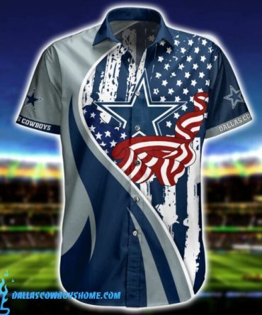 Cowboys Men's Hawaiian Shirt Short Sleeve T-Shirt