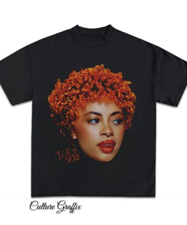 Ice Spice Shirt, Vintage Rap Tee Ice Spice, Hip Hop Graphic Print T-Shirt, Merch T Shirt Ice Spice Munch, Oversized Heavy Cotton Tee Shirt