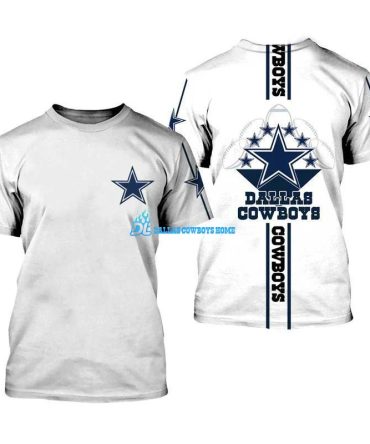 white Dallas Cowboys tshirt